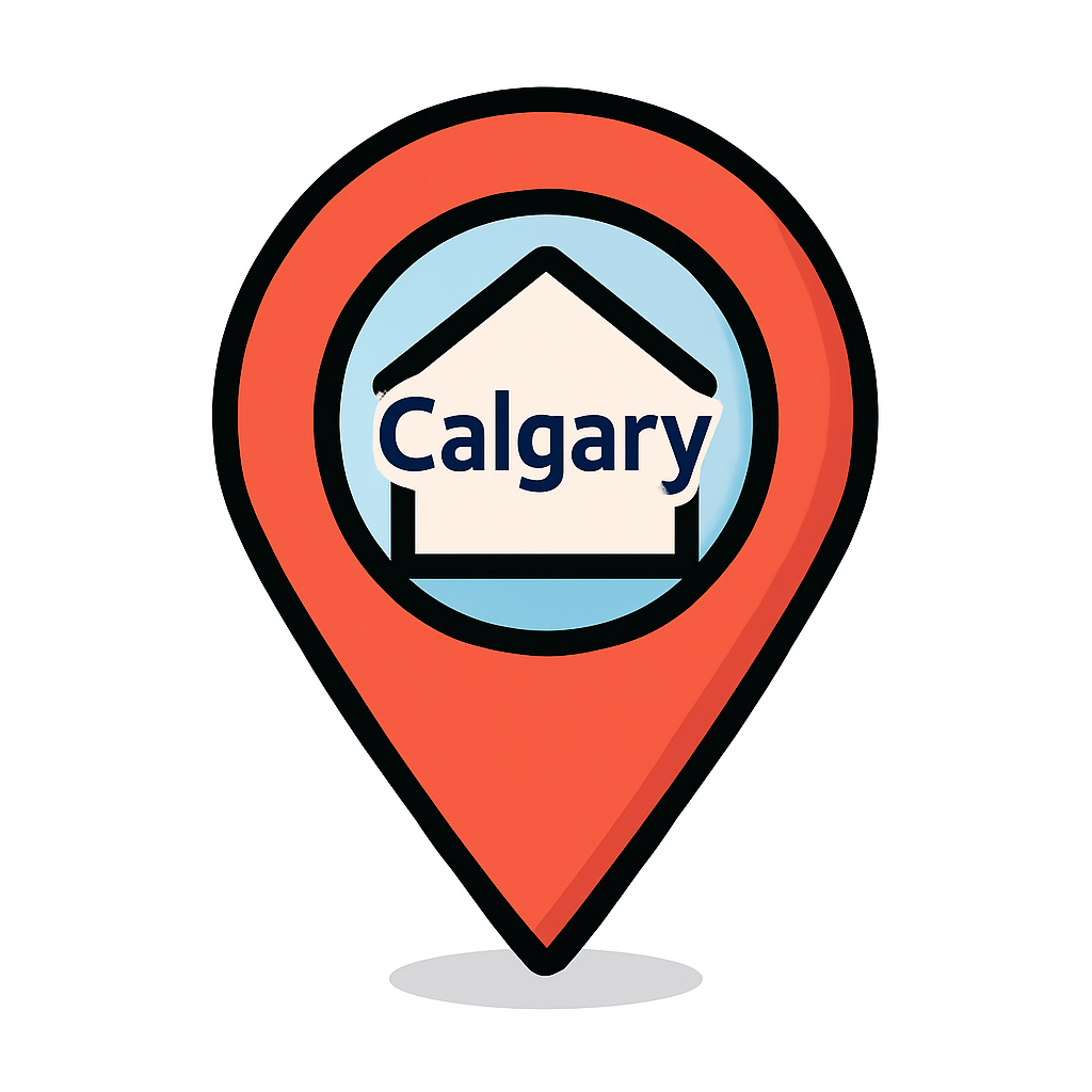 Calgary location pin logo